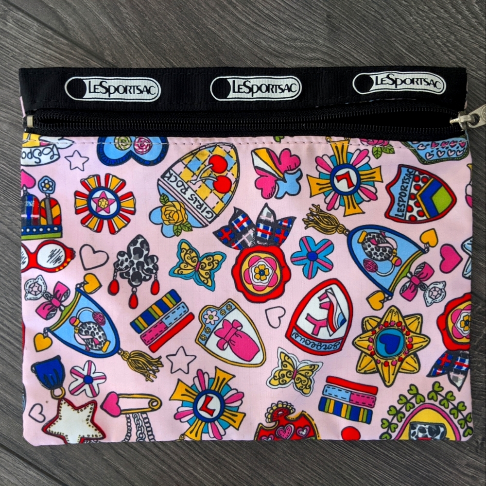 Vintage Y2K LeSportsac Bag of Honor Accessory Bag